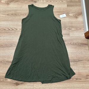 Time and tru Sleeveless Green Dress